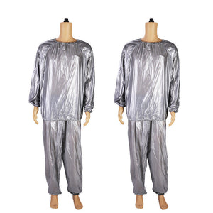 Experience the Ultimate in Fitness with the Ordinary Silver Sauna Suit