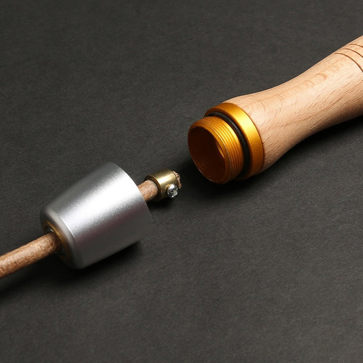 Get Fit with the Cowhide String Beech Handle Skipping Rope