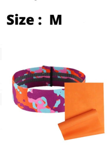 Anti-slip yoga camouflage resistance band