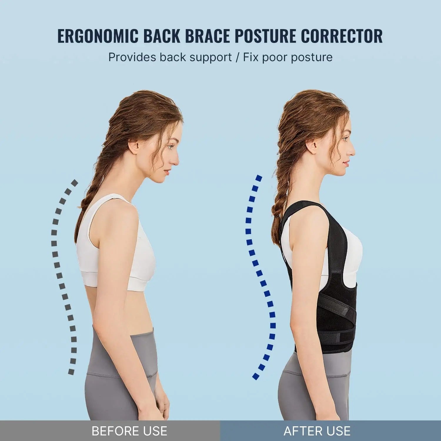 Back Posture Correction Belt Invisible