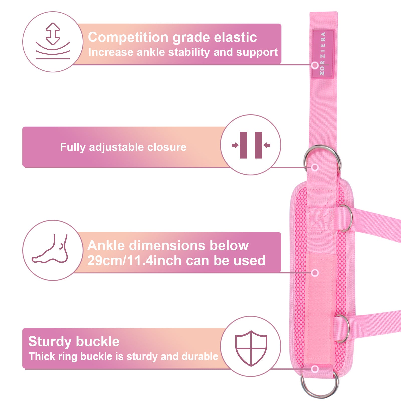 Ankle Buckle Elastic String Resistance Band