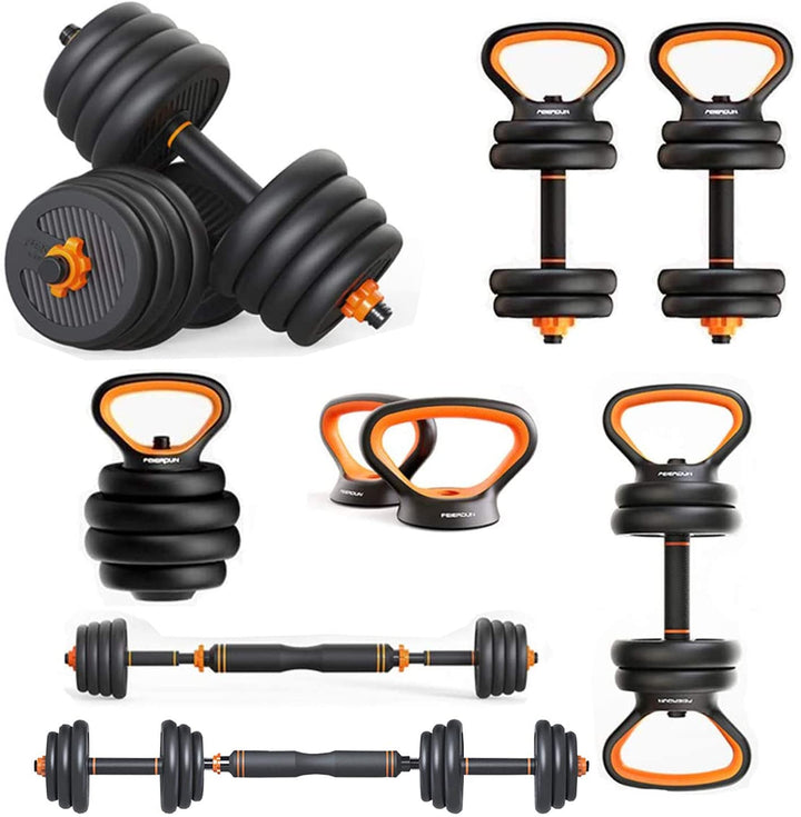 Dumbbells Kettlebells, Barbells Multifunctional