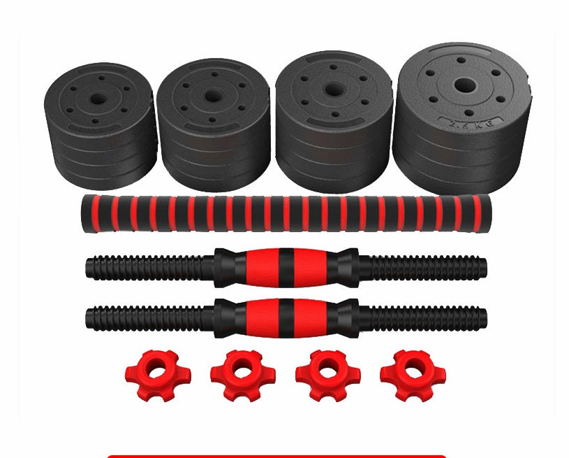 Rubber-coated Cement For Household Fitness Dumbbells