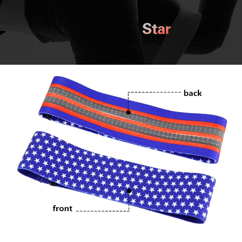 Anti-slip yoga camouflage resistance band