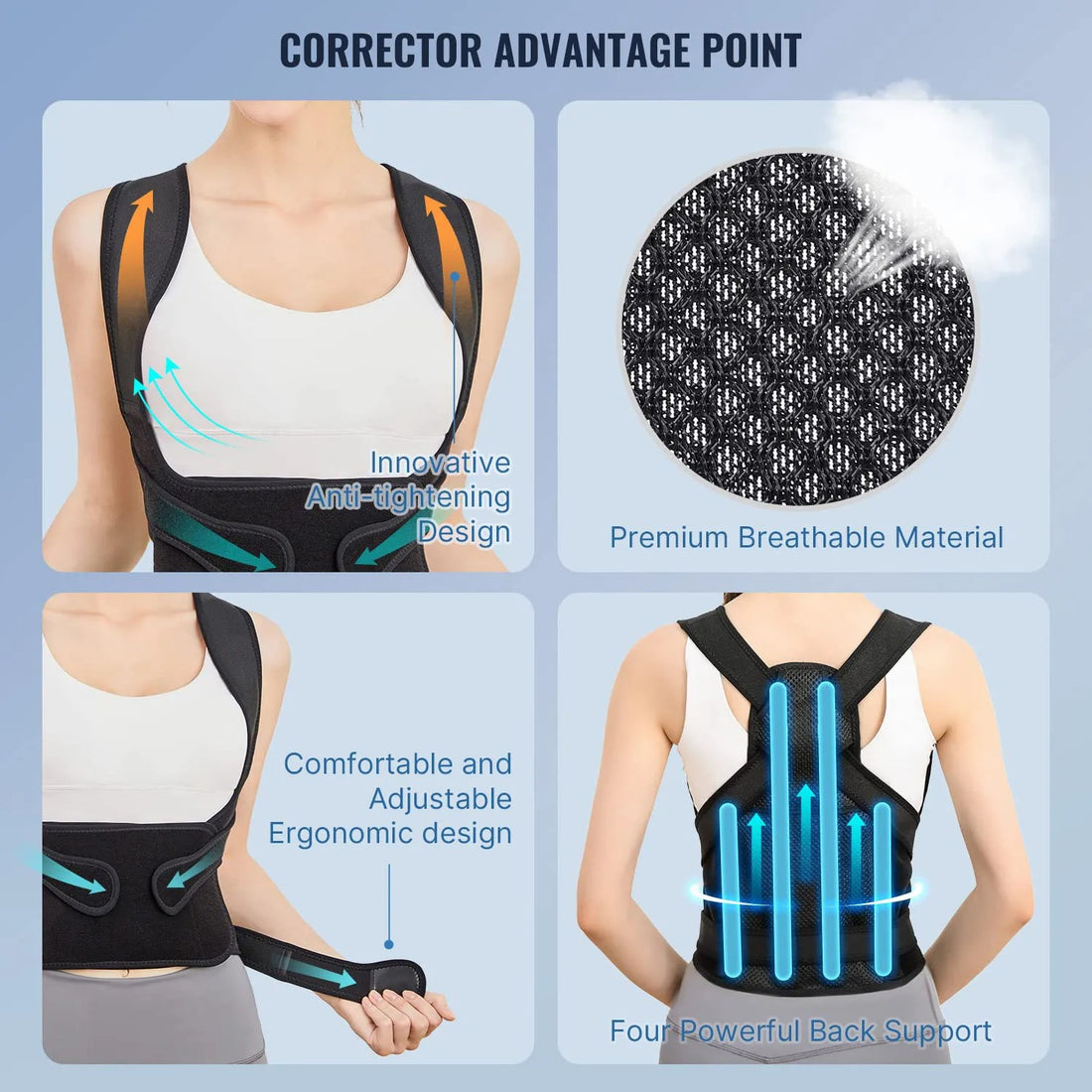 Back Posture Correction Belt Invisible