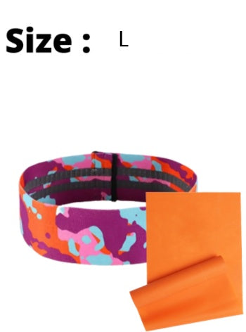 Anti-slip yoga camouflage resistance band