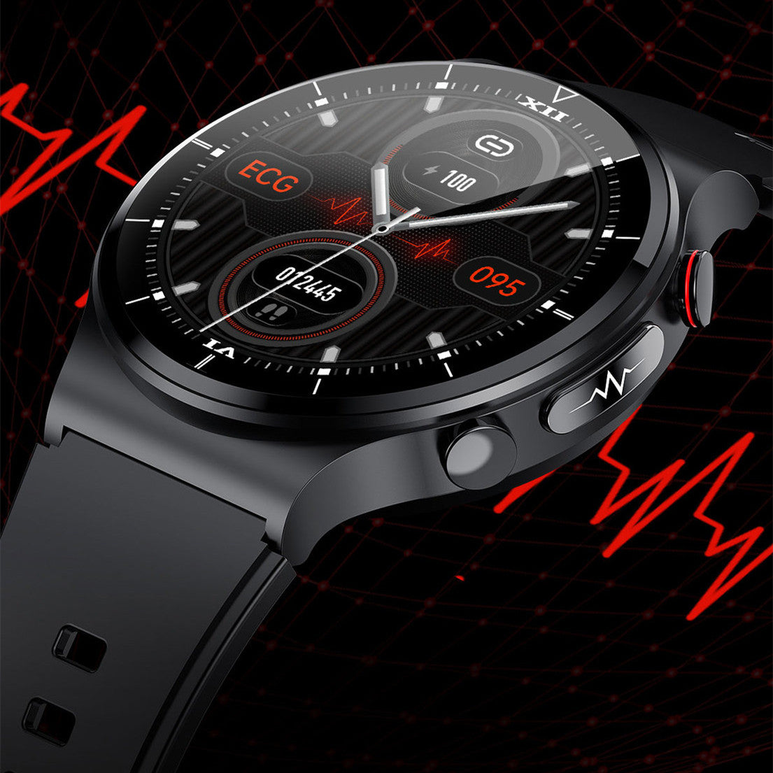 Pressure Blood Oxygen Heart Rate Monitoring Watch