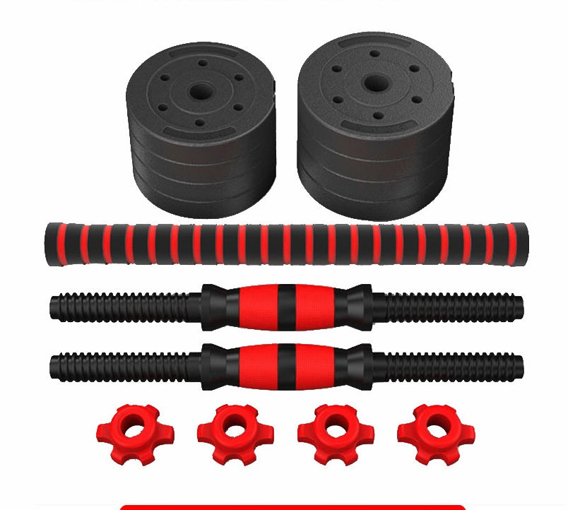 Rubber-coated Cement For Household Fitness Dumbbells