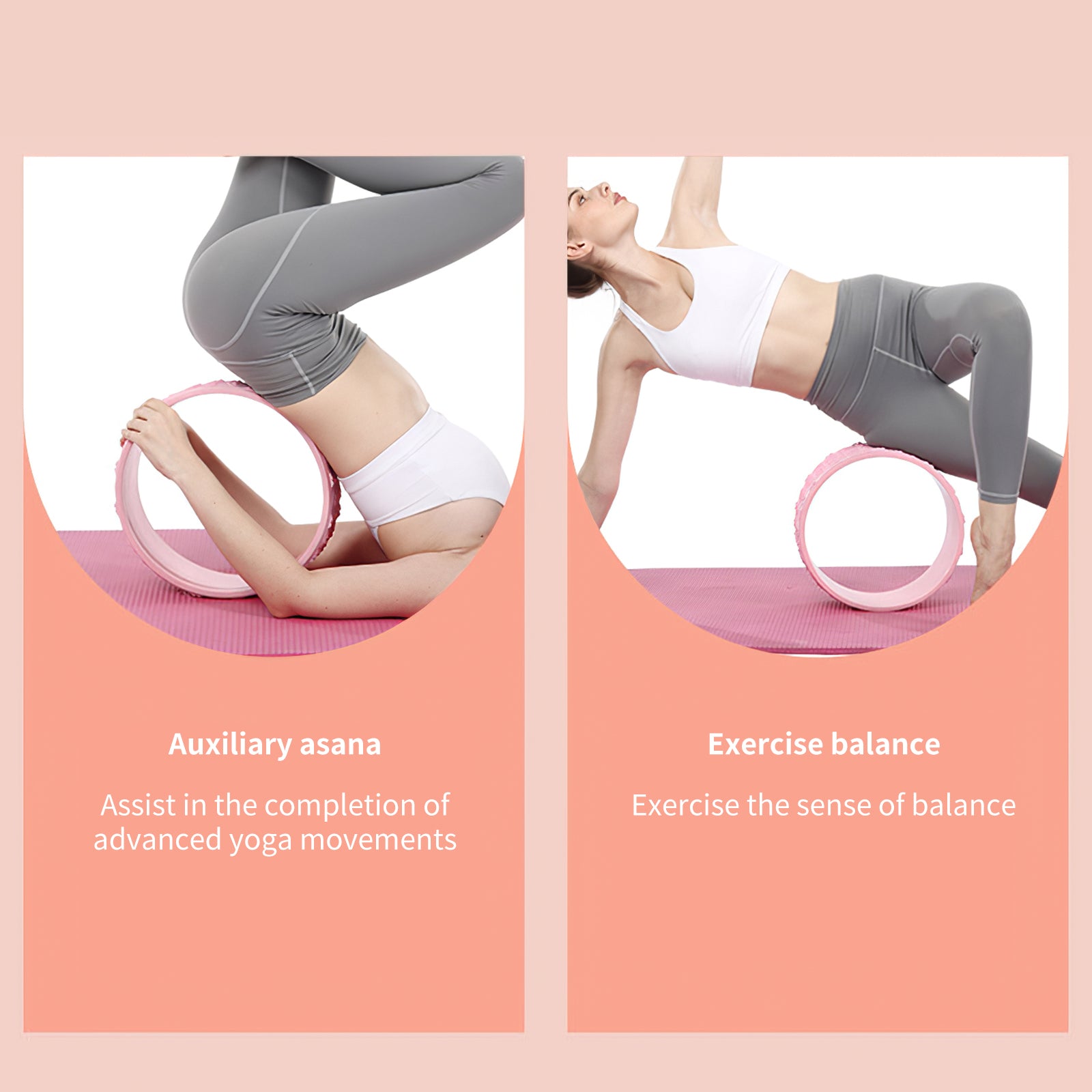 Massage Roller Back Pilates Yoga Dharma Wheel
