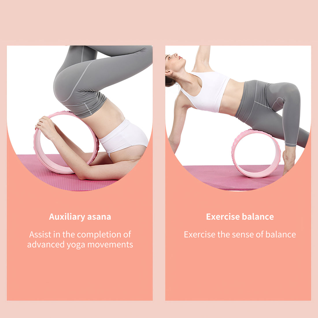 Massage Roller Back Pilates Yoga Dharma Wheel