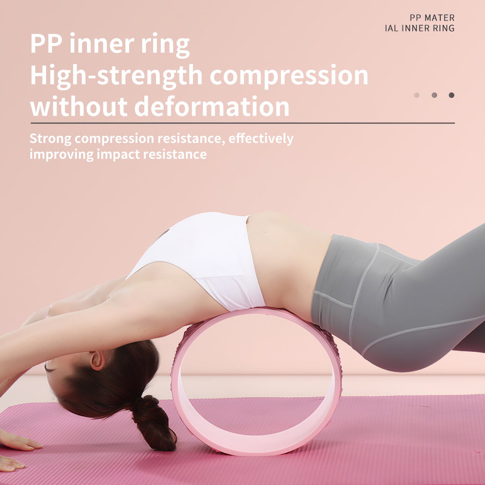 Massage Roller Back Pilates Yoga Dharma Wheel