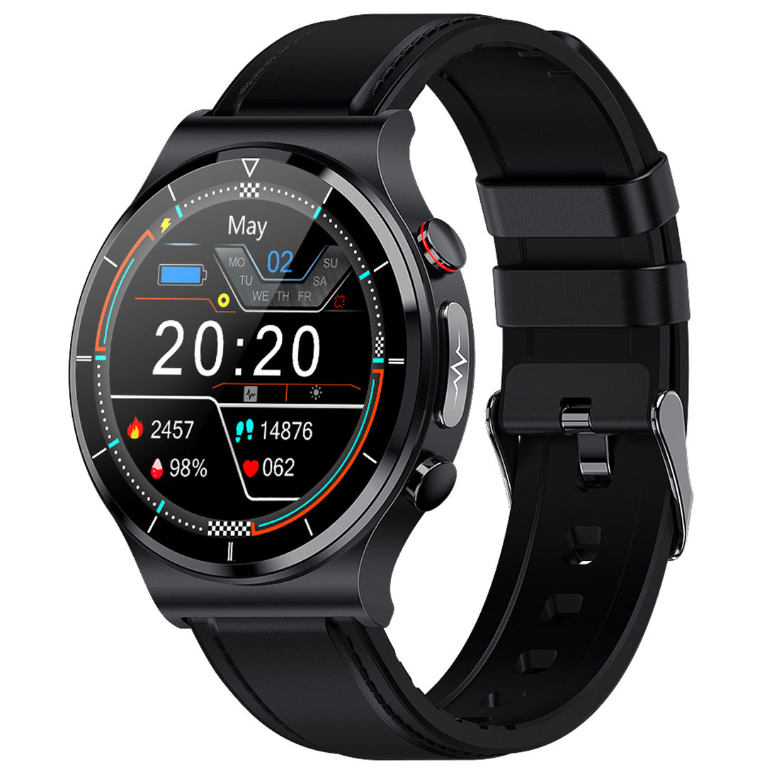 Pressure Blood Oxygen Heart Rate Monitoring Watch
