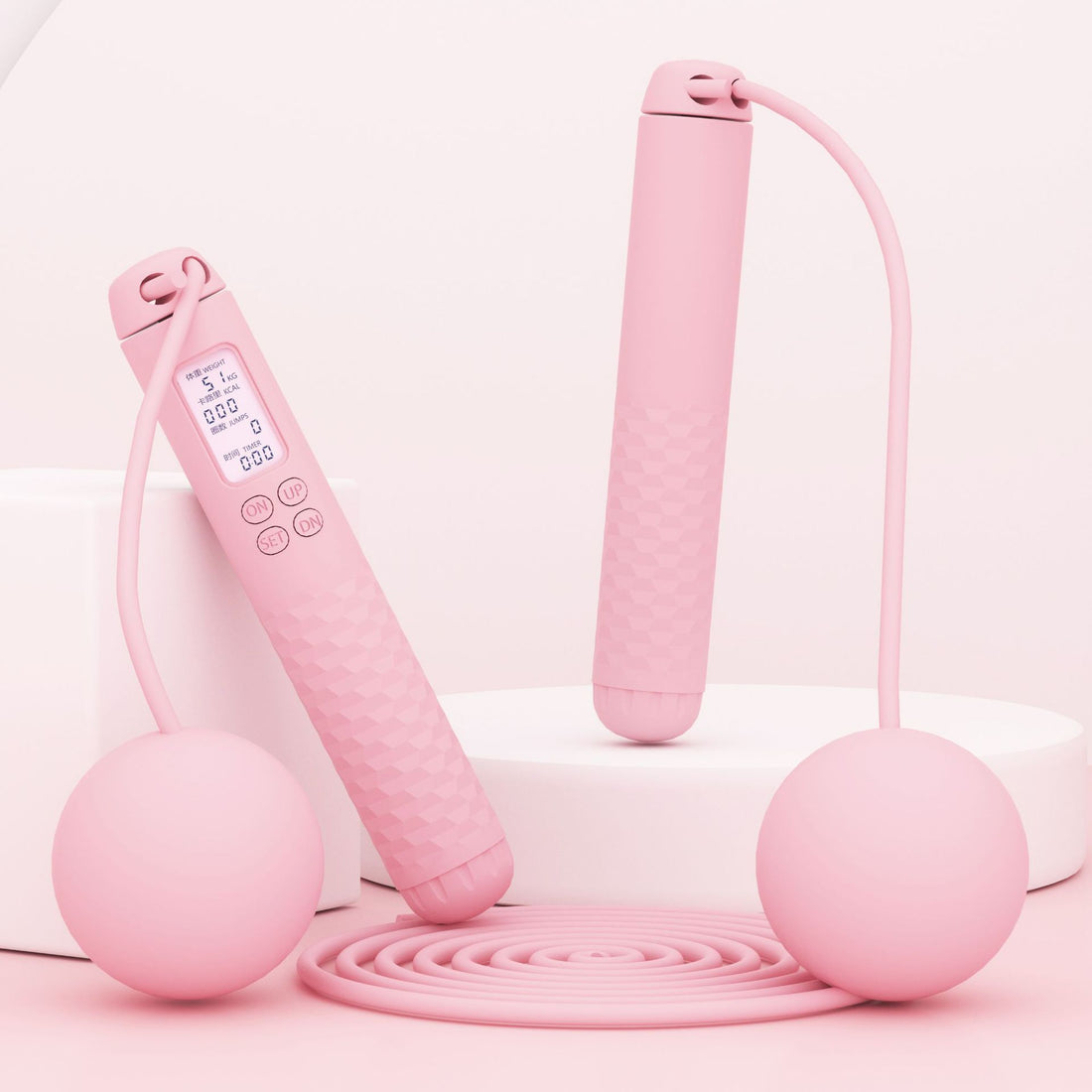 Weight Carrying Cordless Counting Jumping Rope