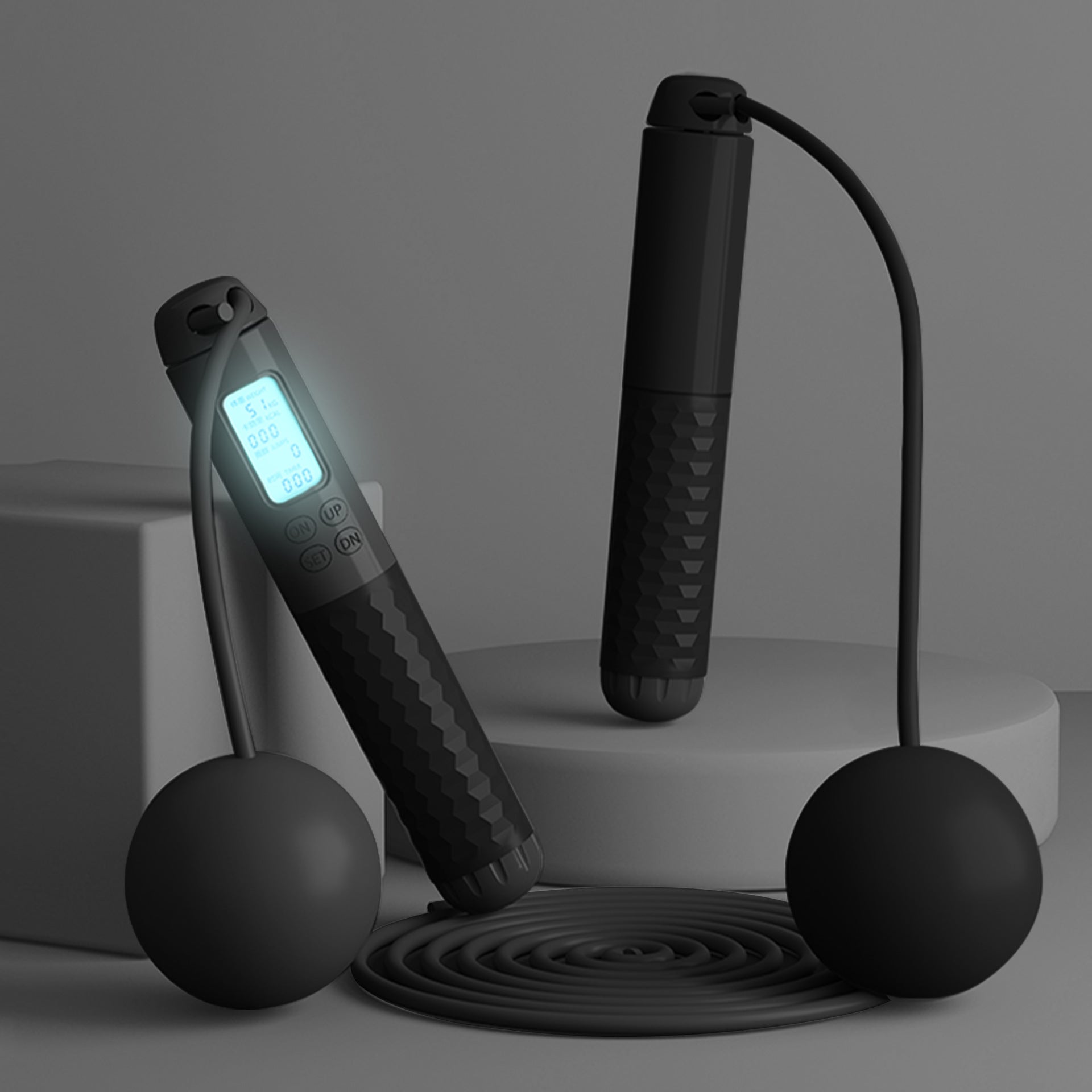 Weight Carrying Cordless Counting Jumping Rope