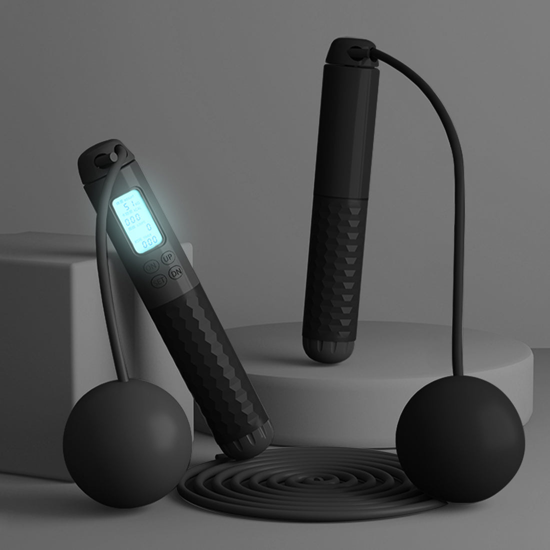 Weight Carrying Cordless Counting Jumping Rope
